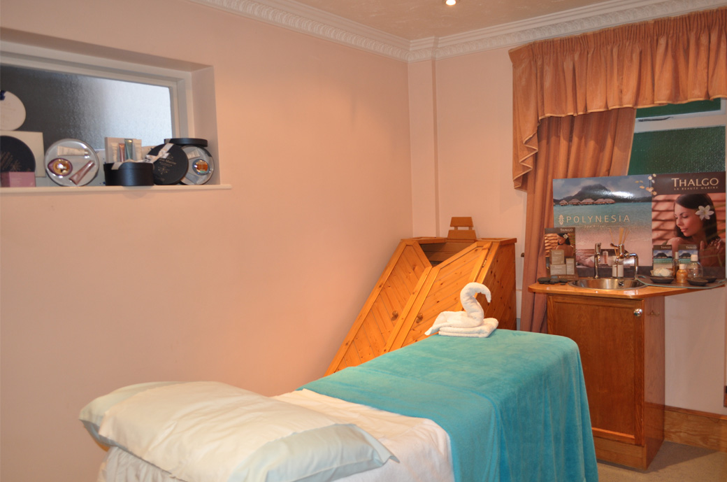 Thalgo treatment room at Evie Clark spa